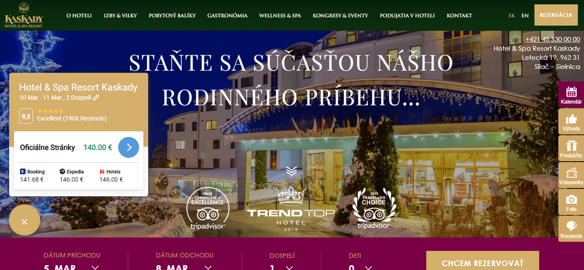 Hotel Kaskády